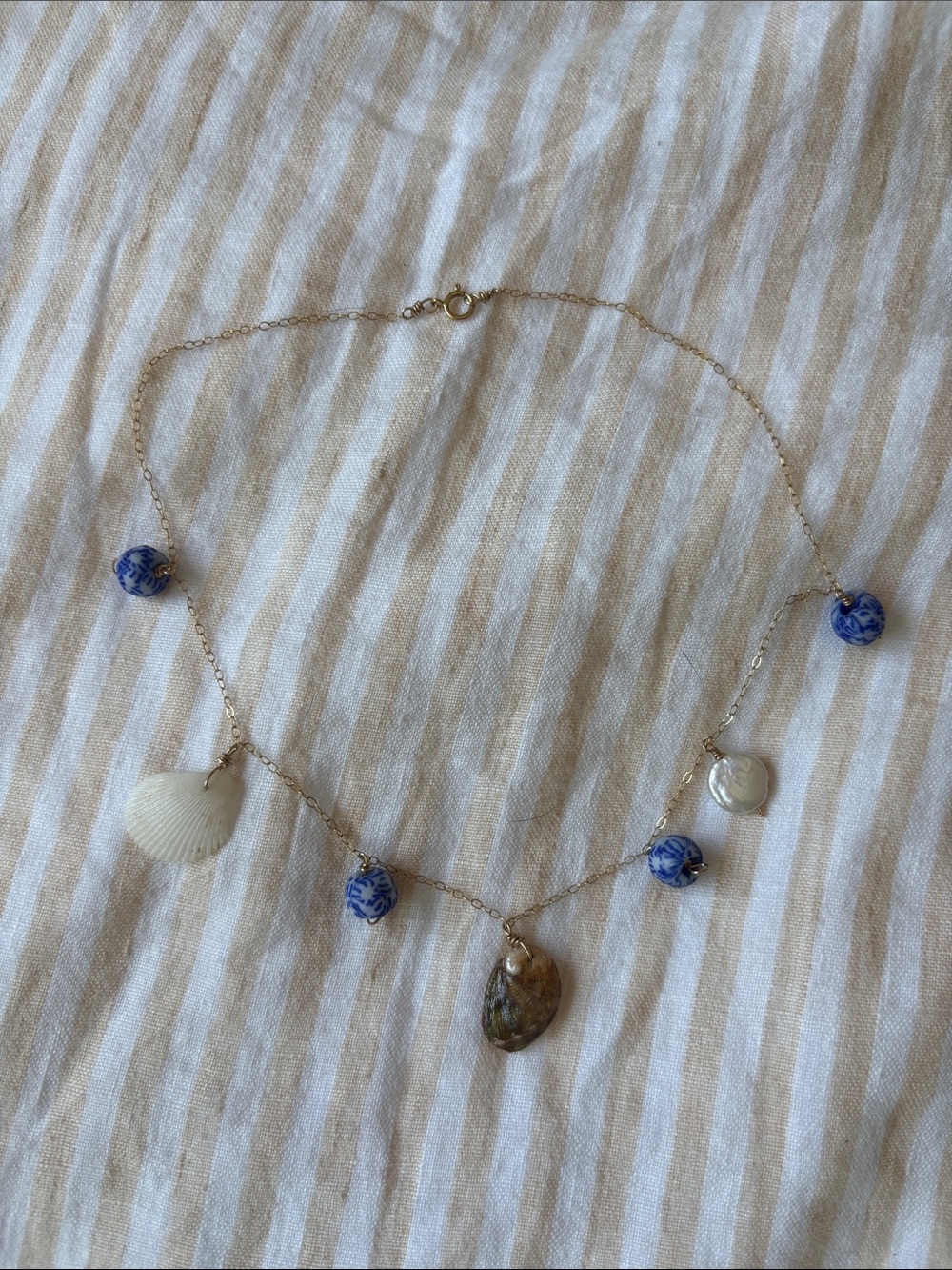 Handmade shell necklace